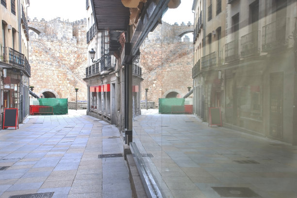 玻璃上的反光图片下载