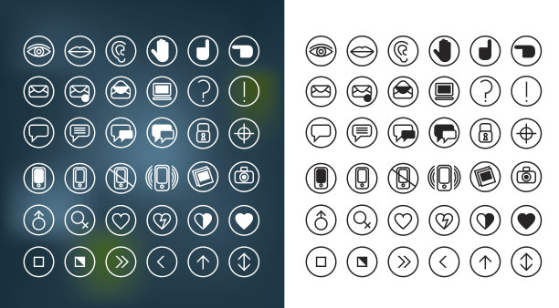 计算机图标集图片下载