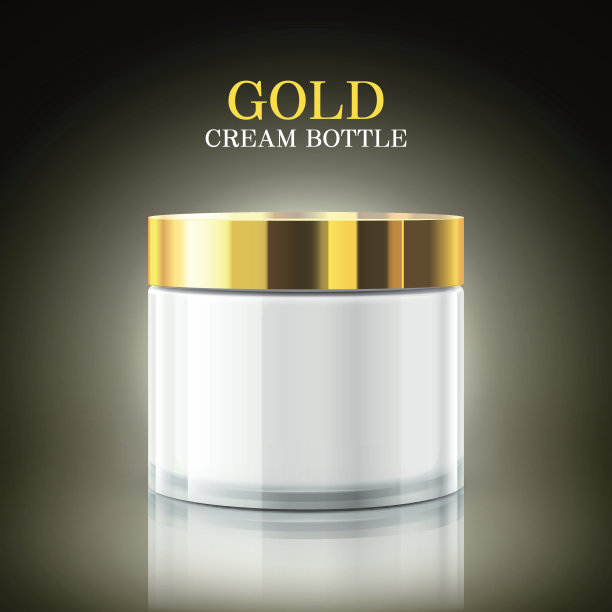 黄金奶油瓶包装图片下载