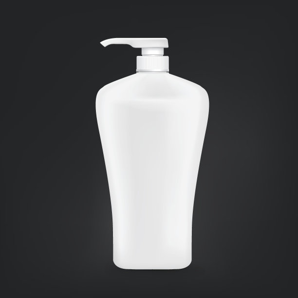 空白的洗发水瓶子图片下载