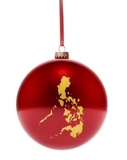 菲律宾金色造型的红色小玩意(系列)图片下载