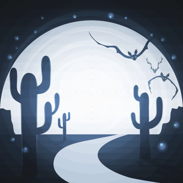 黑夜穿过沙漠图片下载