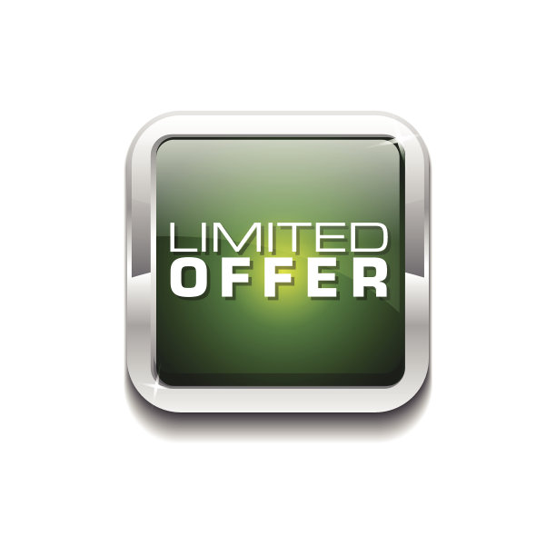 限时提供绿色矢量图标按钮图片下载