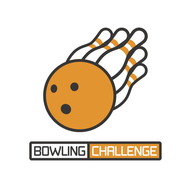 向量保龄球会徽图片下载