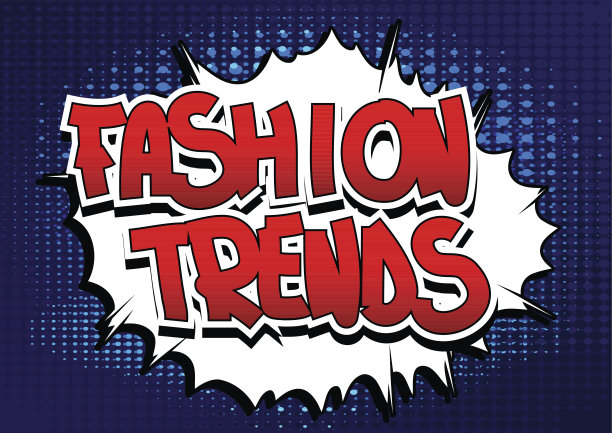 时尚趋势-漫画风格的词。图片下载