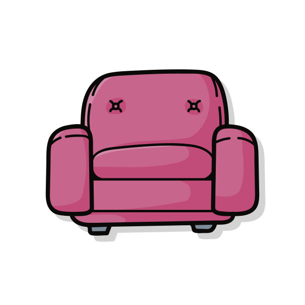 沙发上涂鸦图片下载