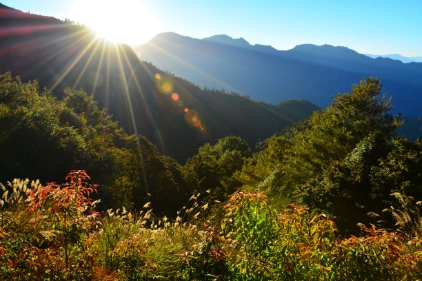 山区的日出图片下载