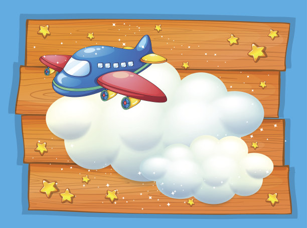 飞机飞行的框架设计图片下载