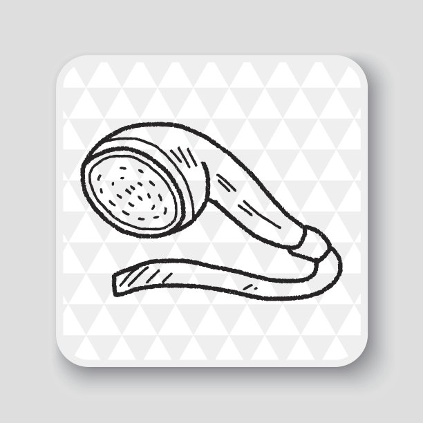 莲蓬头涂鸦图片下载