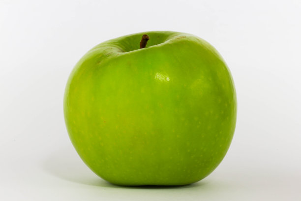 白底青苹果图片下载