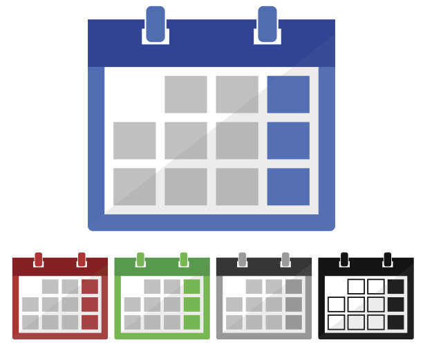 向量的日历图片下载