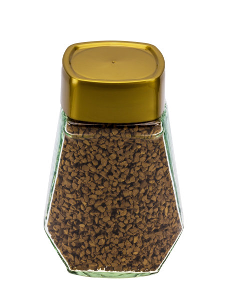 咖啡瓶包装隔离图片下载