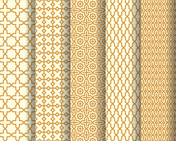 一套阿拉伯无缝模式图片下载