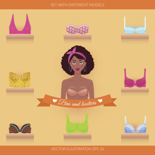 胸罩上。女装图片下载