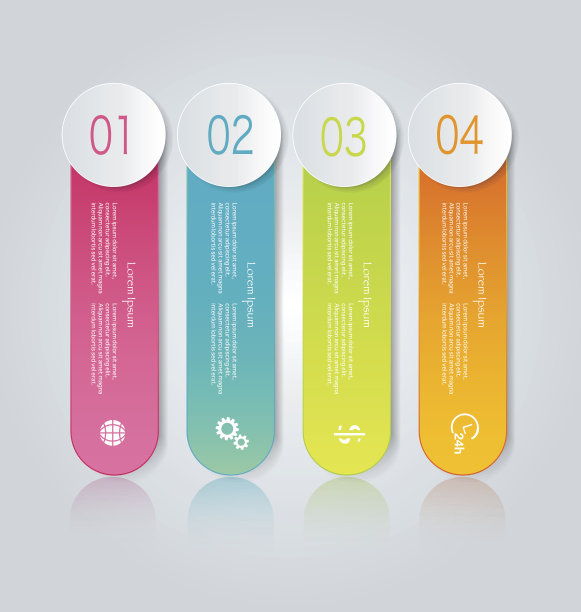 现代信息图形模板横幅，网站模板和设计图片下载