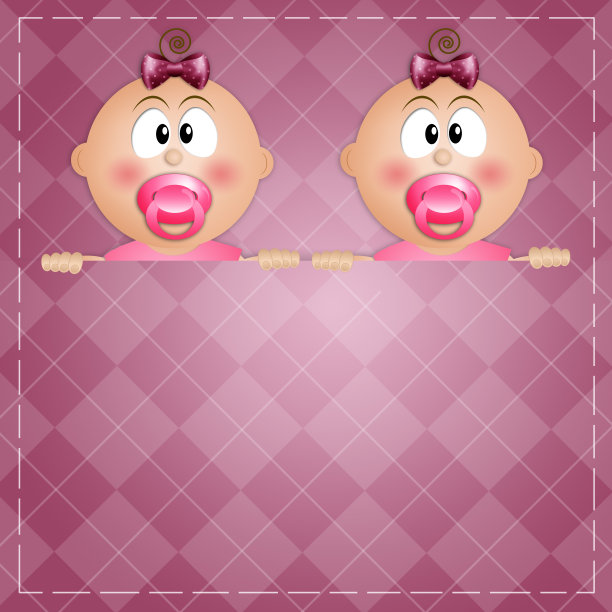 两个双胞胎女儿图片下载