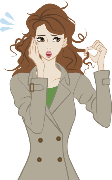 头发问题，头发散开图片下载