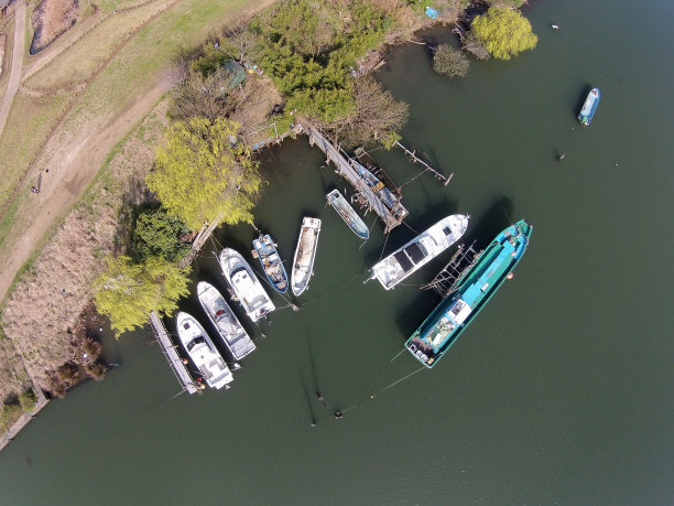 从空中看码头图片下载