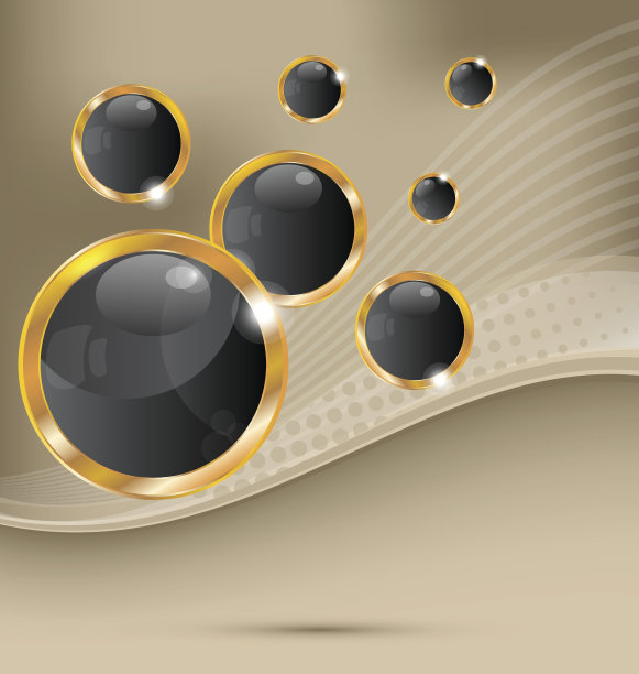 金色的话语泡泡，抽象的背景图片下载