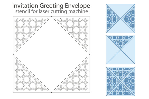 信封模板激光切割图片下载
