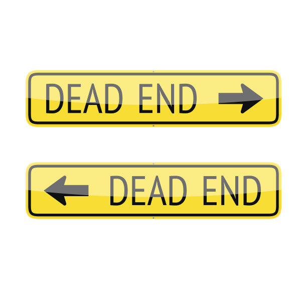 死胡同的迹象图片下载