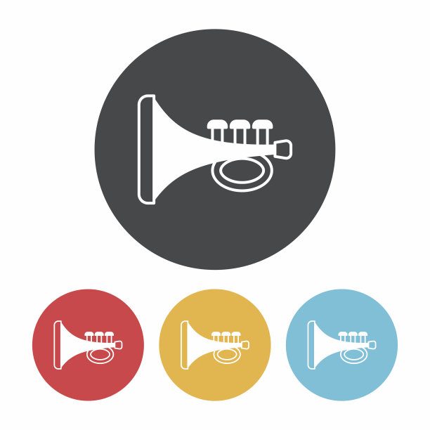 婴儿玩具喇叭图标图片下载