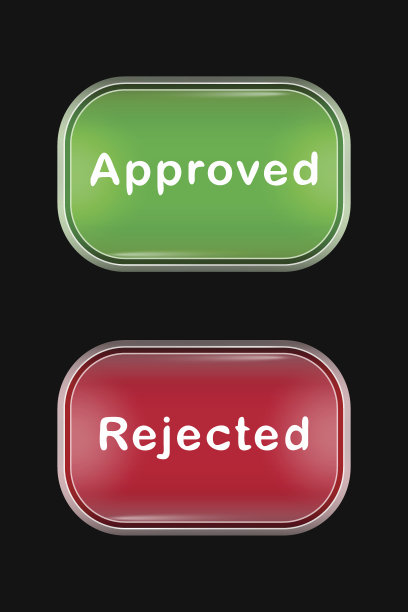 现代玻璃按钮批准不合格图片下载
