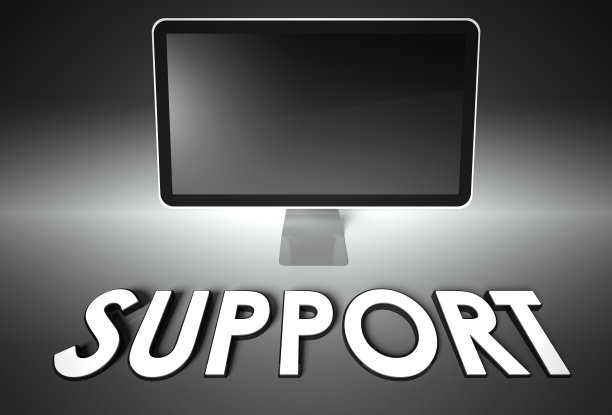 电脑空白屏幕与文字支持图片下载