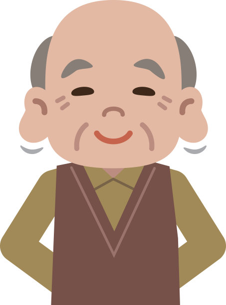 耳朵丰满的老人图片下载