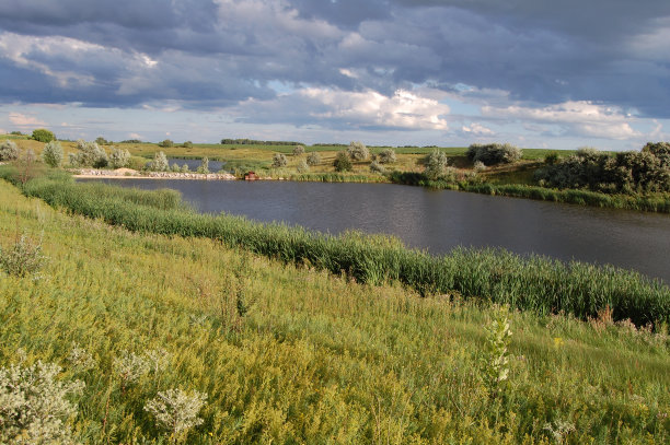 夏天河风景图片下载