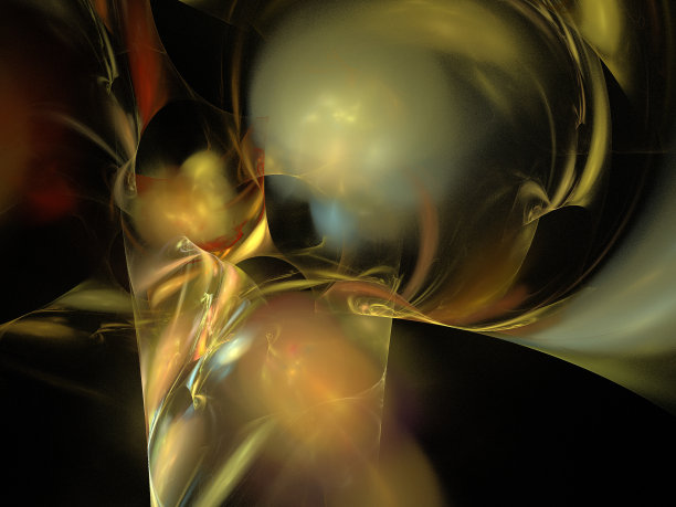 黑色上的数字分形图片下载