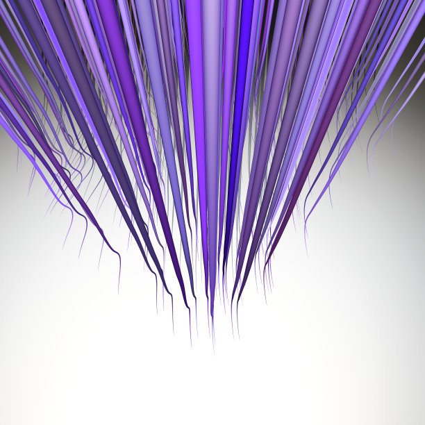 3d渲染多个波浪发线在多个紫色图片下载