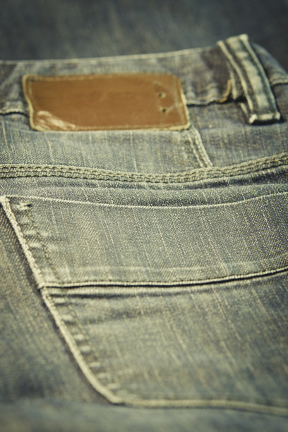 蓝色牛仔裤图片下载