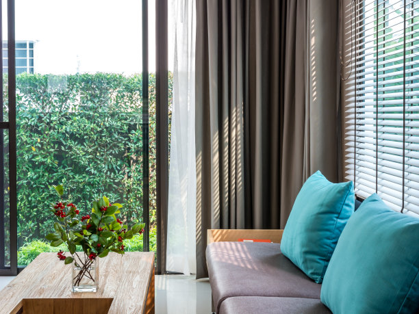 现代客厅的室内设计与部分沙发图片下载