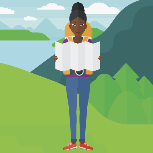 背包客在看地图图片下载