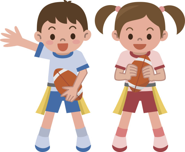 孩子们去看尾随式橄榄球图片下载