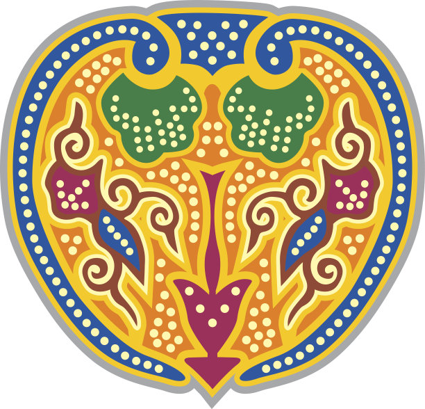 植物黄色蜡染印度尼西亚图片下载