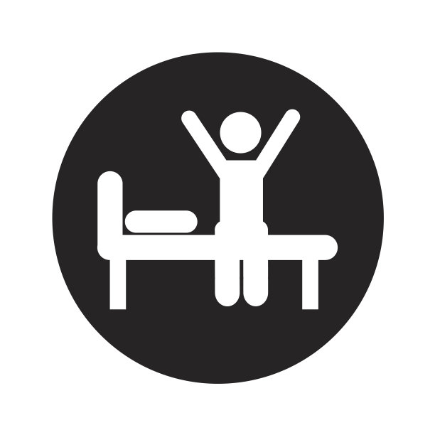 床轮廓孤立图标图片下载