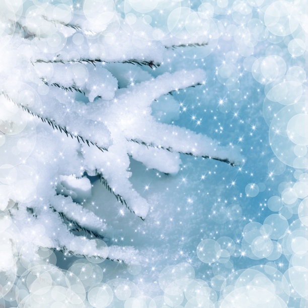 圣诞装饰户外背景图片下载