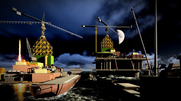 石油钻井平台图片下载