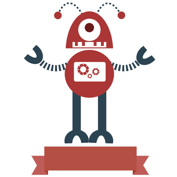 复古的机器人玩具图片下载