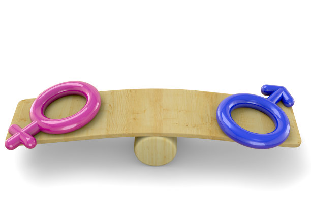 男女平等概念 - 3D图片下载