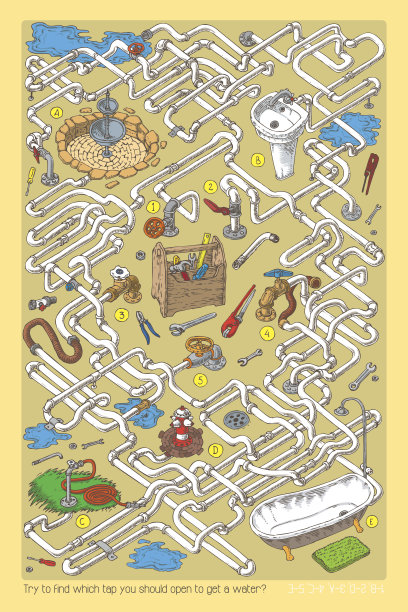 管道迷宫游戏图片下载