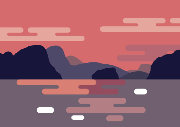 自然景观黄昏背景图片下载