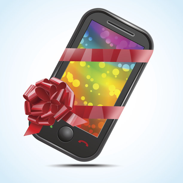 带着带子和蝴蝶结的手机图片下载