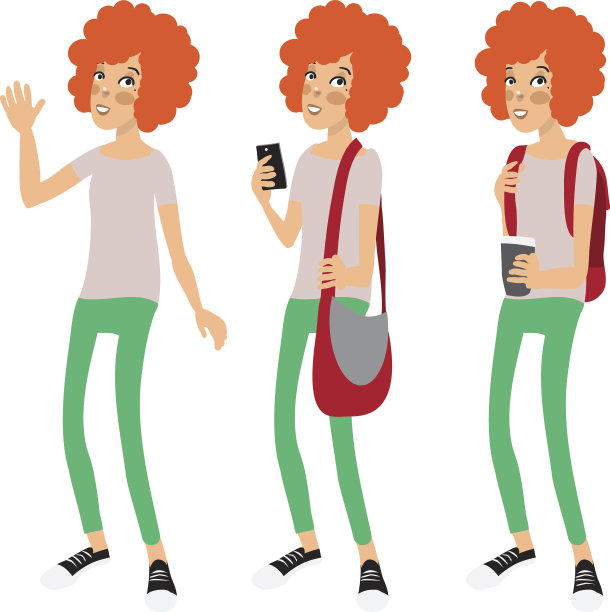 三种不同版本的姜女。图片下载