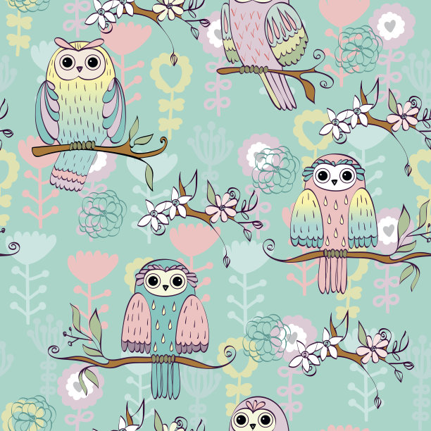 插图与猫头鹰图片下载