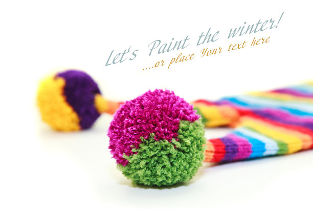 毛织童小帽子图片下载