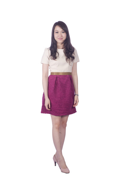 自信的亚洲女商人图片下载