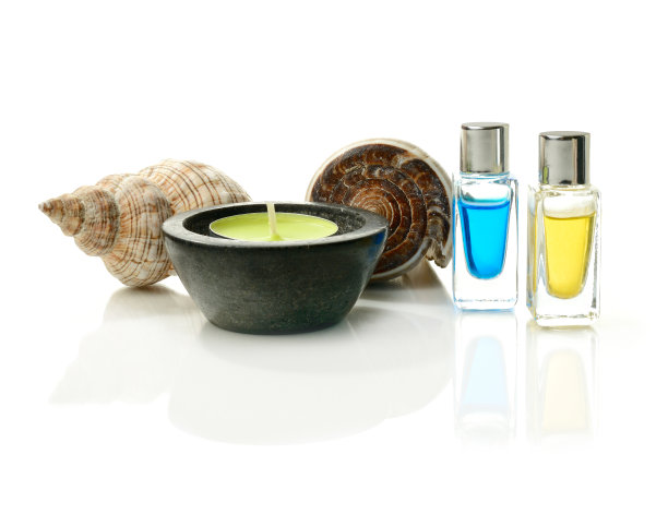 芳香疗法和贝壳图片下载